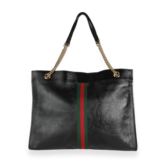 Gucci Black Leather Large Rajah Tote - Picture 3 of 7